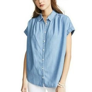 Madewell Central Shirt Roberta Chambray Button Up